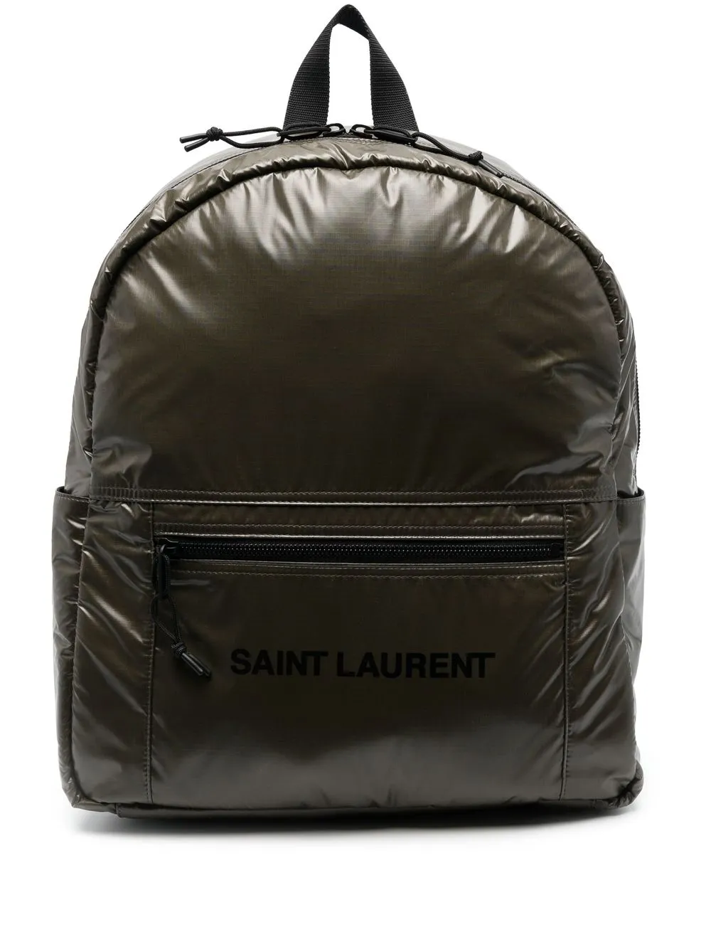 

Saint Laurent NUXX logo-print backpack - Green