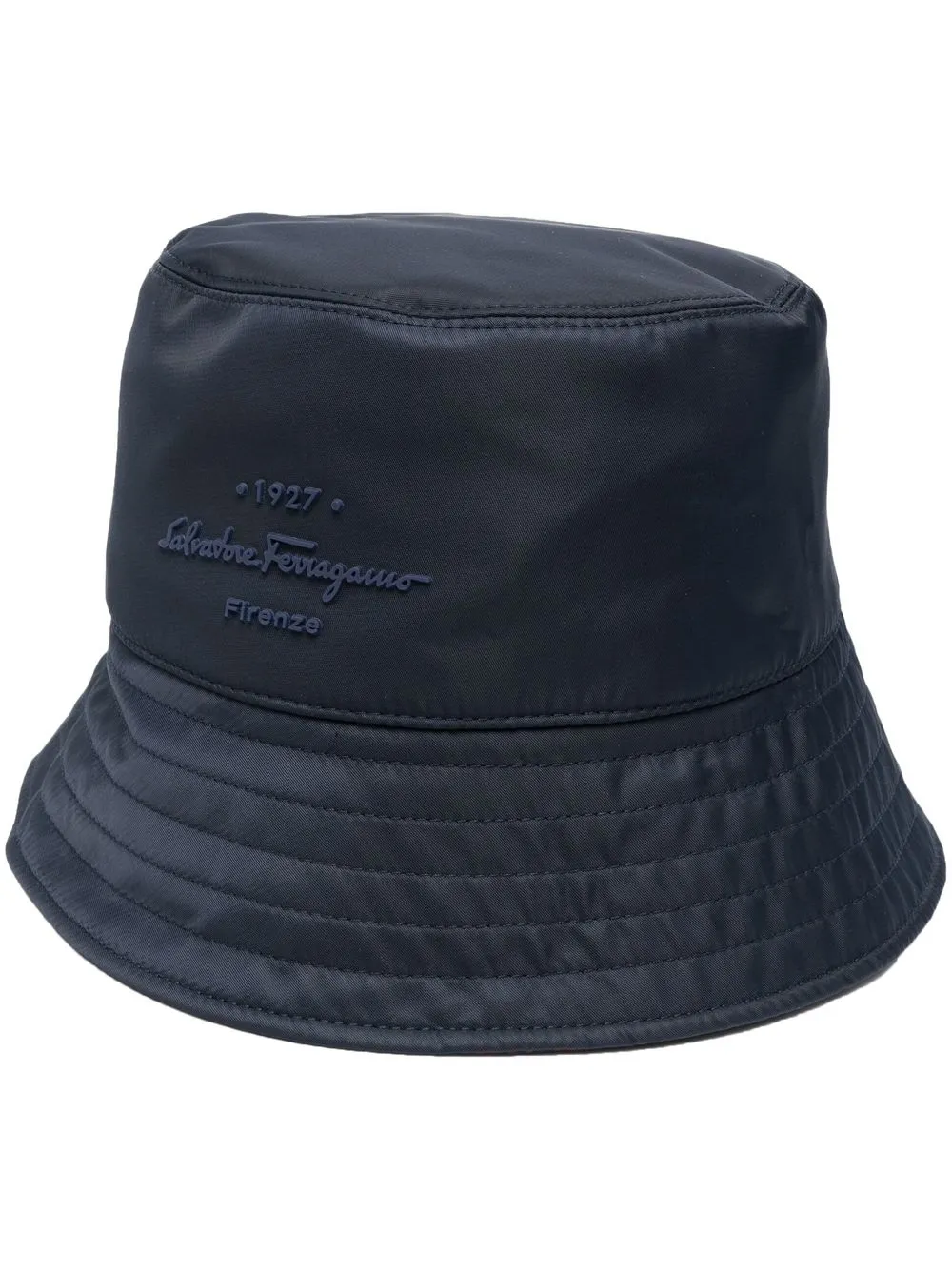 

Salvatore Ferragamo gorro de pescador con aplique del logo - Azul
