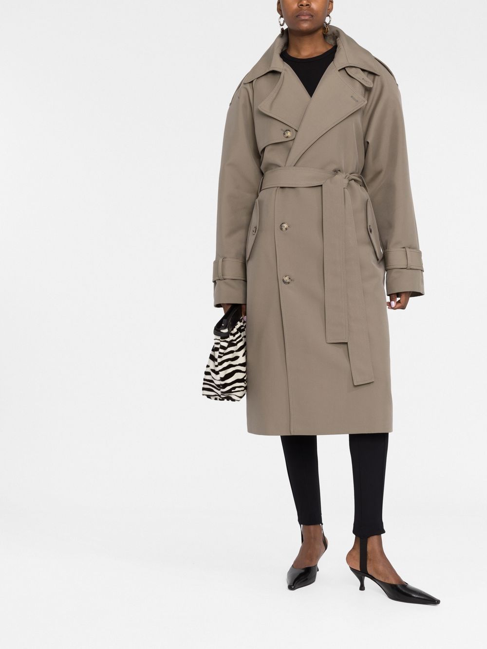 The Mannei Belted Trench Coat - Farfetch