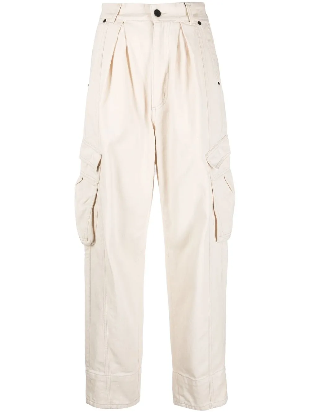 

The Mannei high-rise tapered jeans - Neutrals