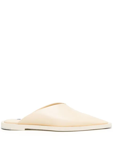 Jil Sander pointed-toe leather mules