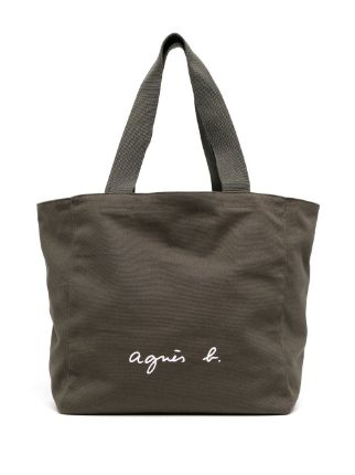 Agnès B. Logo-print Tote Bag - Farfetch