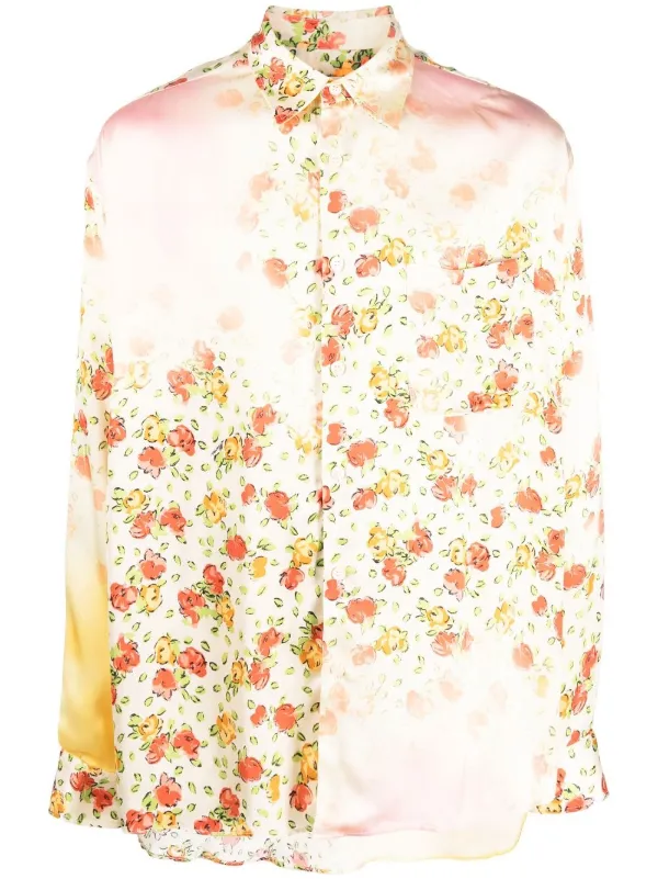 Marni floral-print long-sleeve Shirt - Farfetch