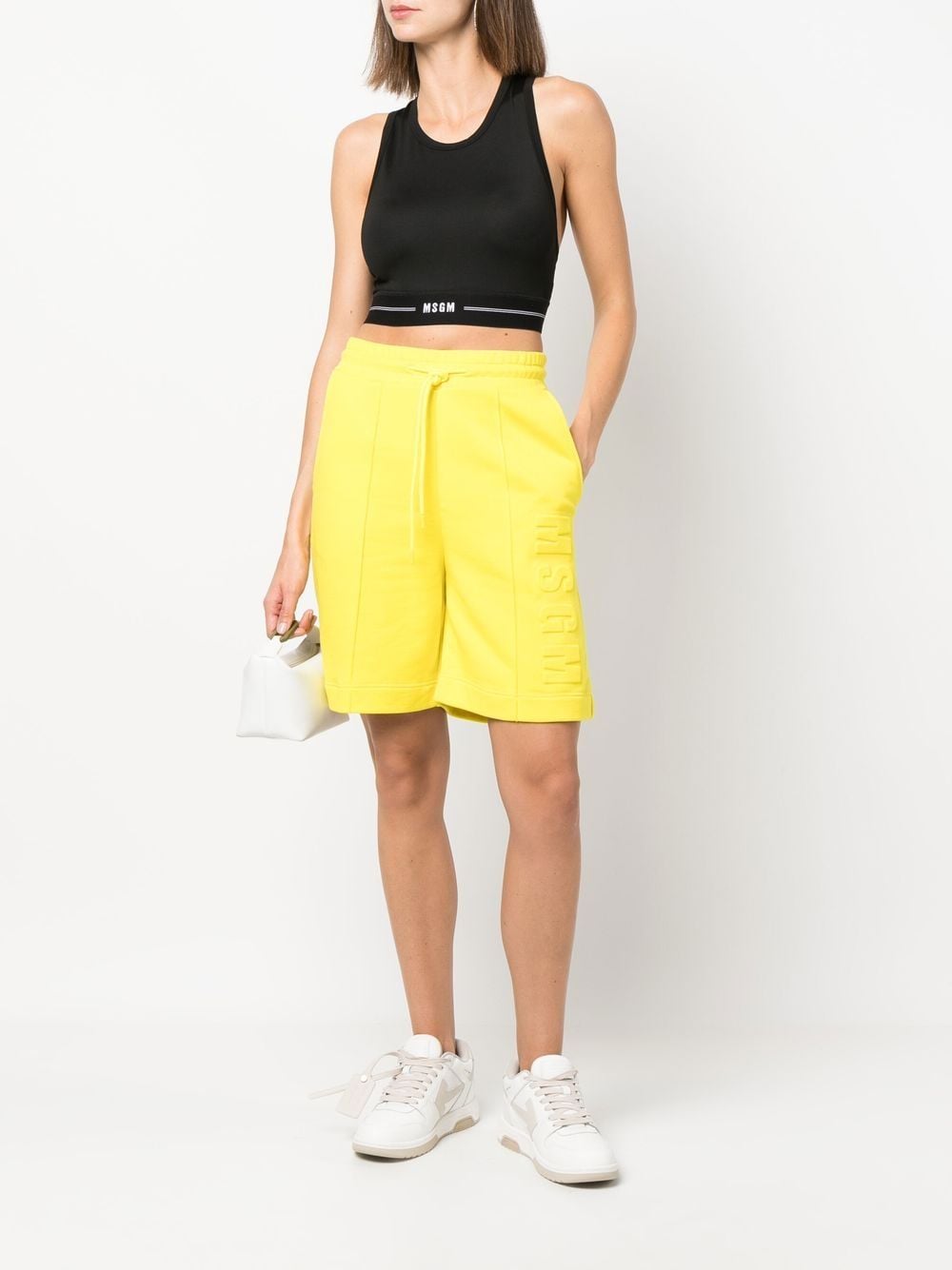 MSGM Cropped top - Zwart