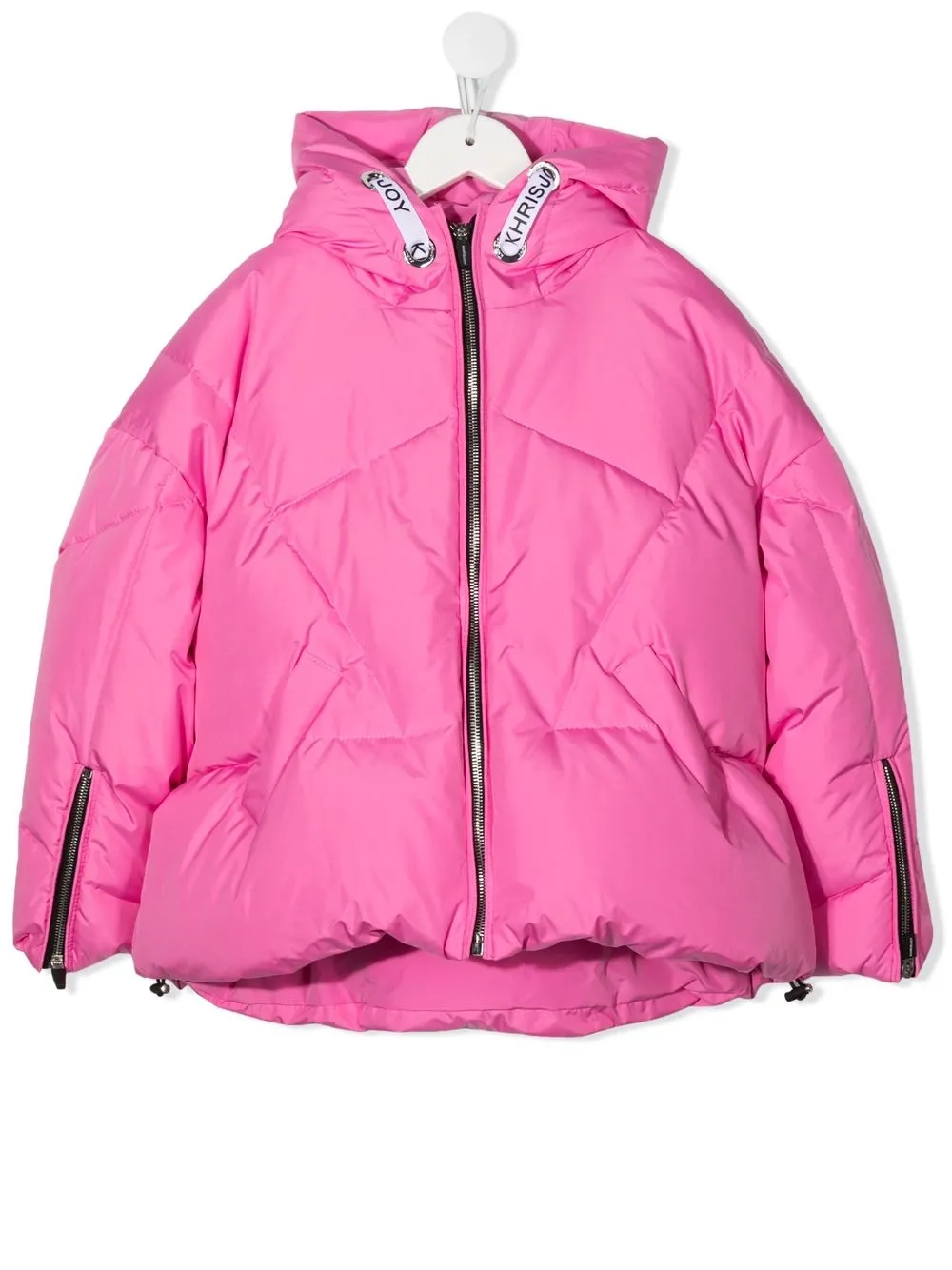 

Khrisjoy Kids feather-down puffer jacket - Pink