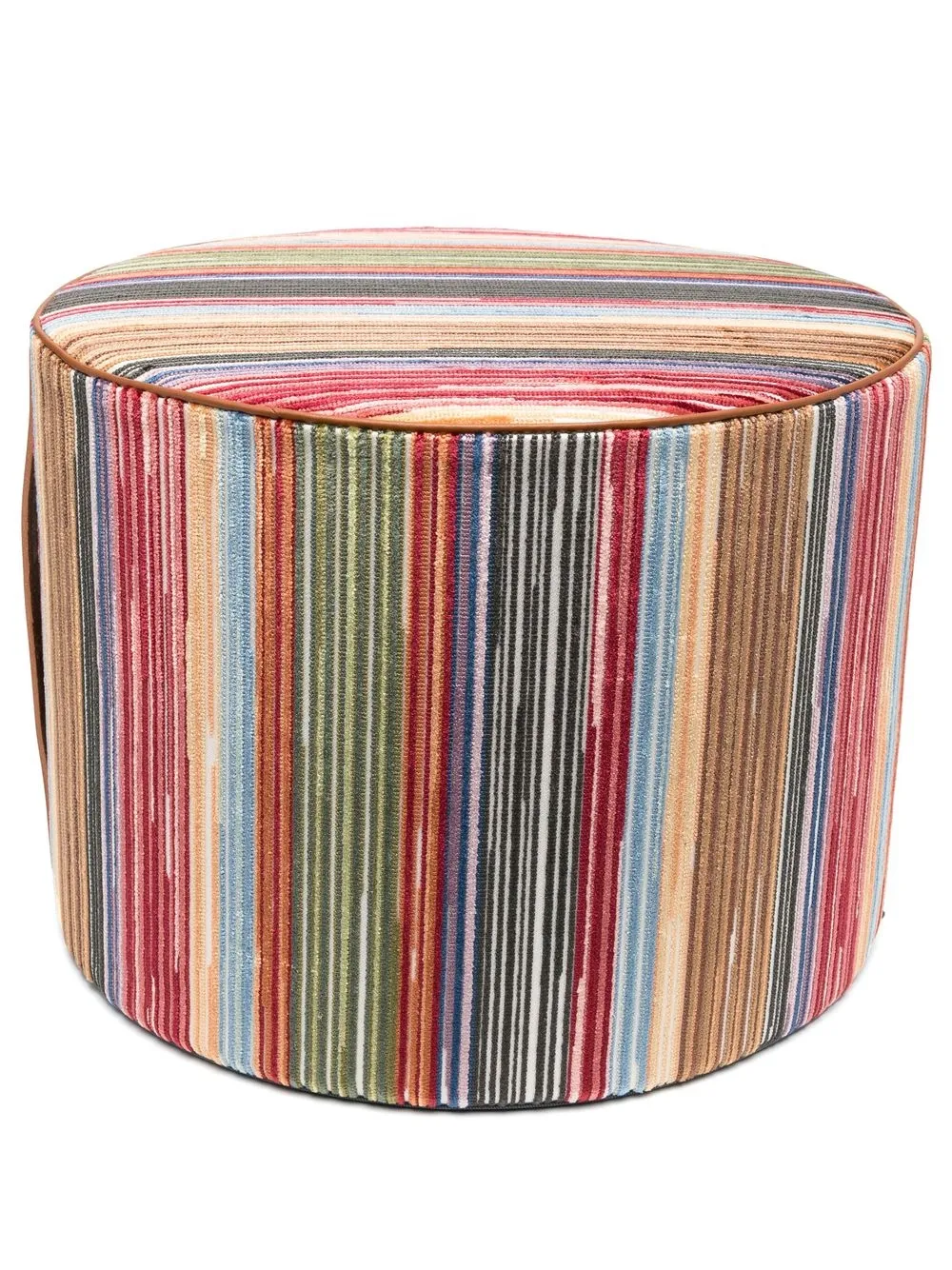 

Missoni Home stripe-print Bangor puff - Orange