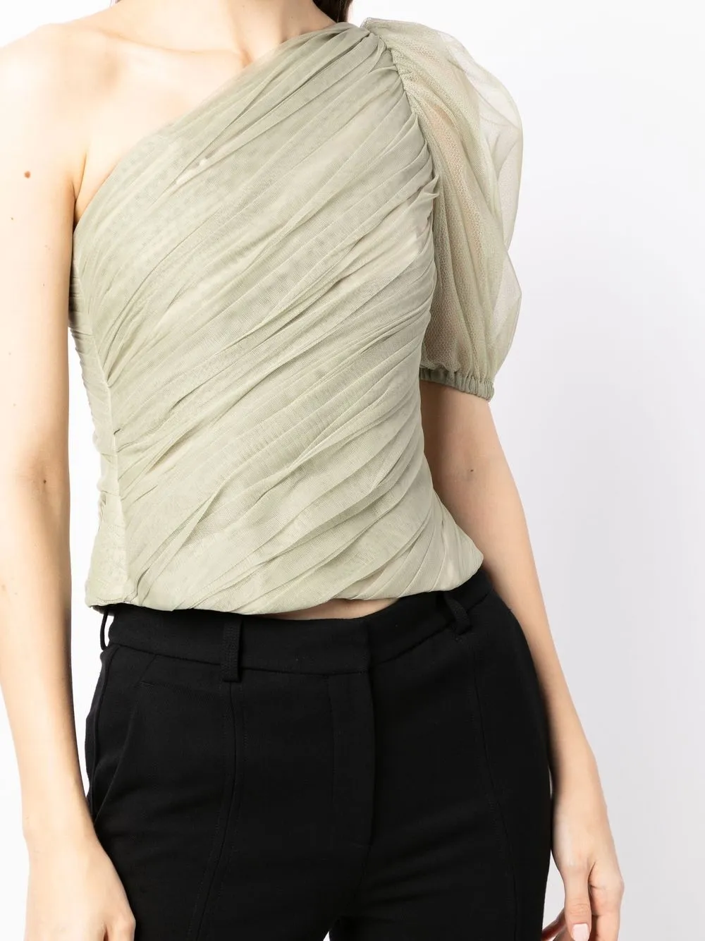 Bcbg one shoulder discount top