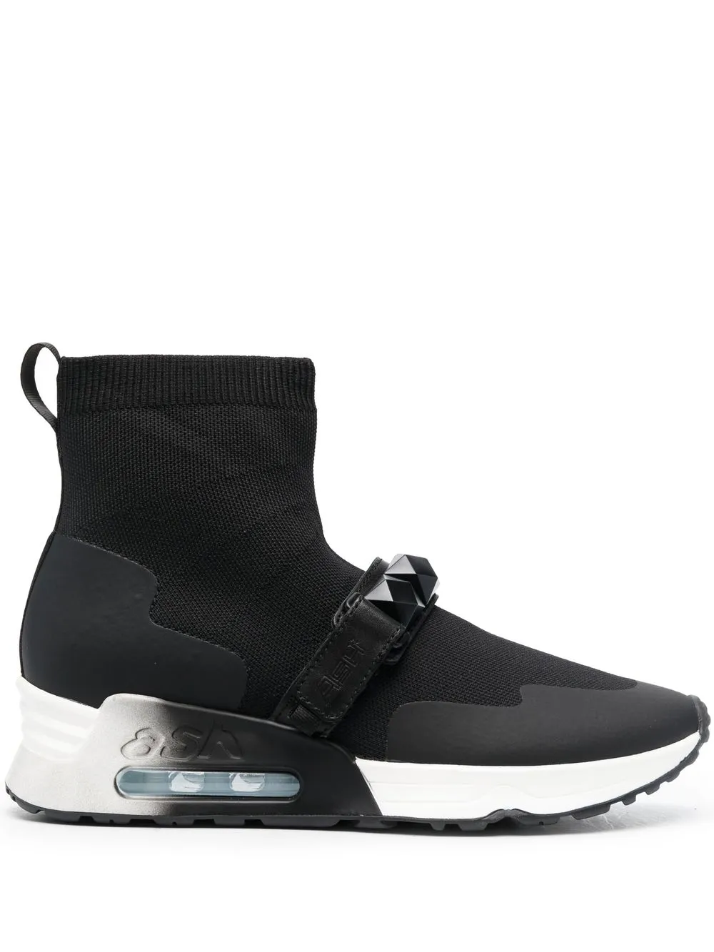 

Ash sock-style studded sneakers - Black