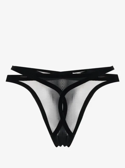Wolford x Mugler Flock g-streng
