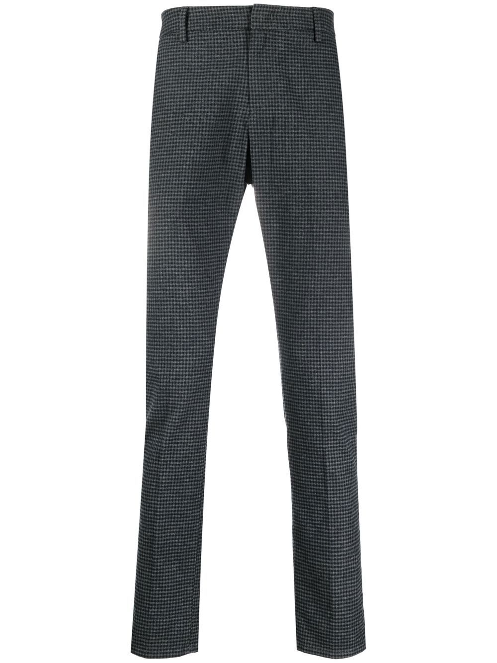 DONDUP check-print trousers - Grey