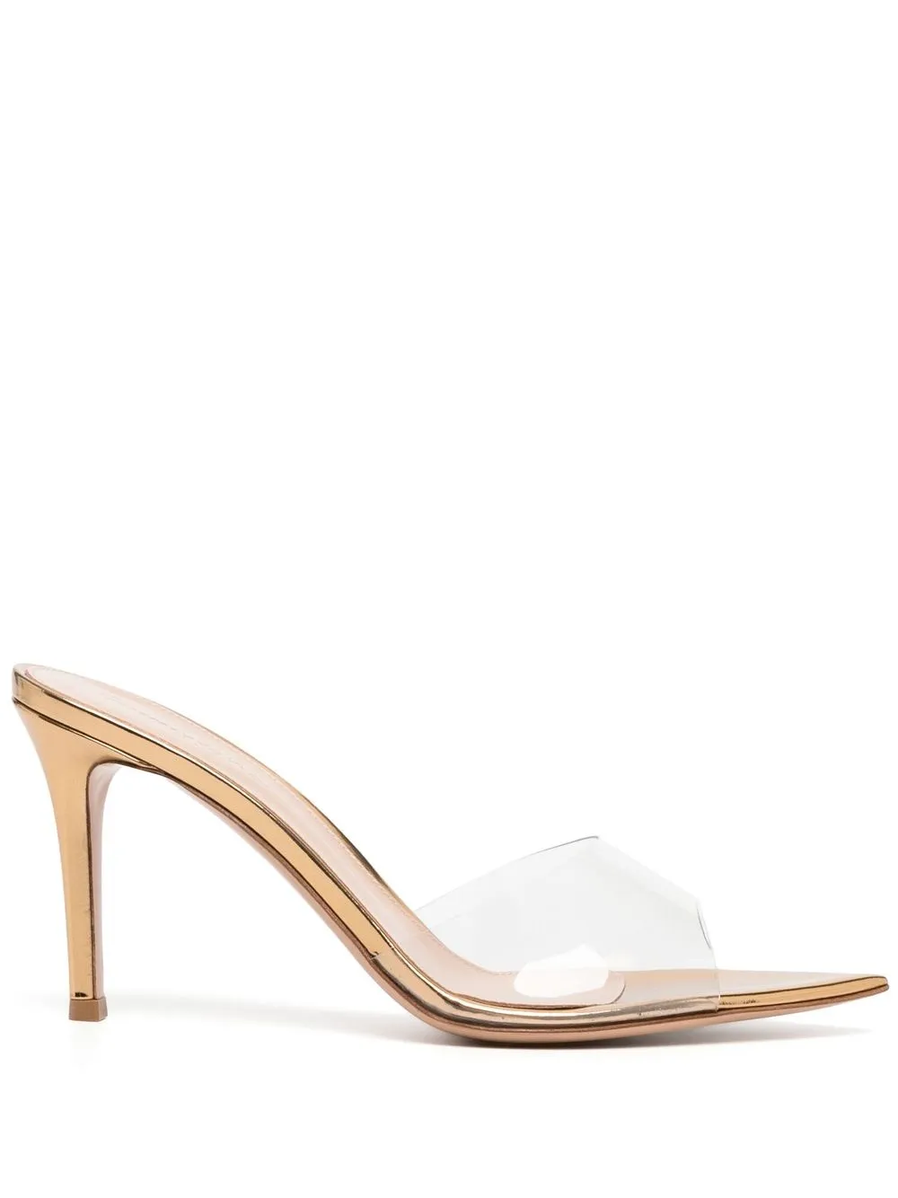 

Gianvito Rossi mules Elle con tacón de 85mm - Dorado