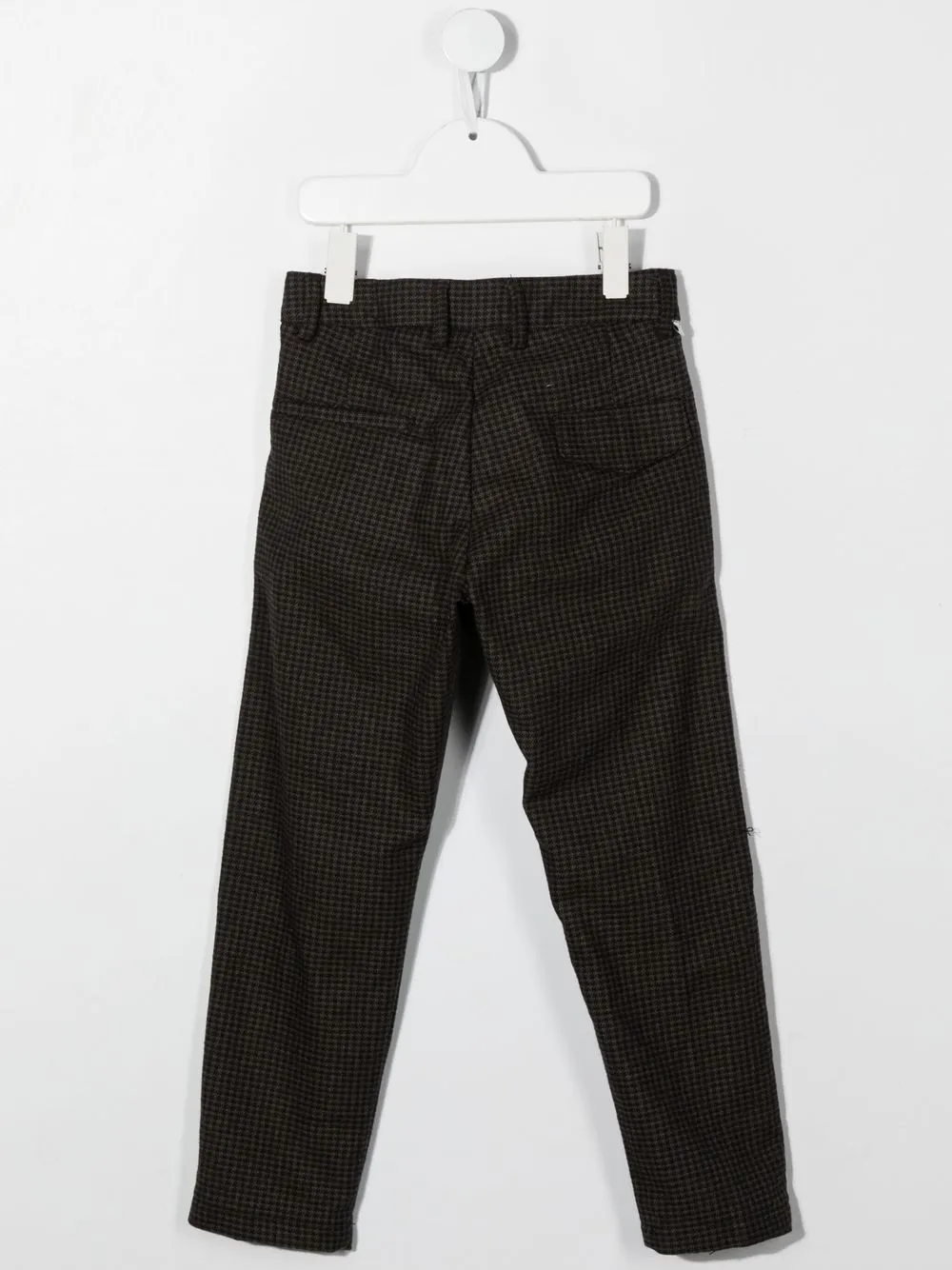 Paolo Pecora Kids Geruite broek - Zwart