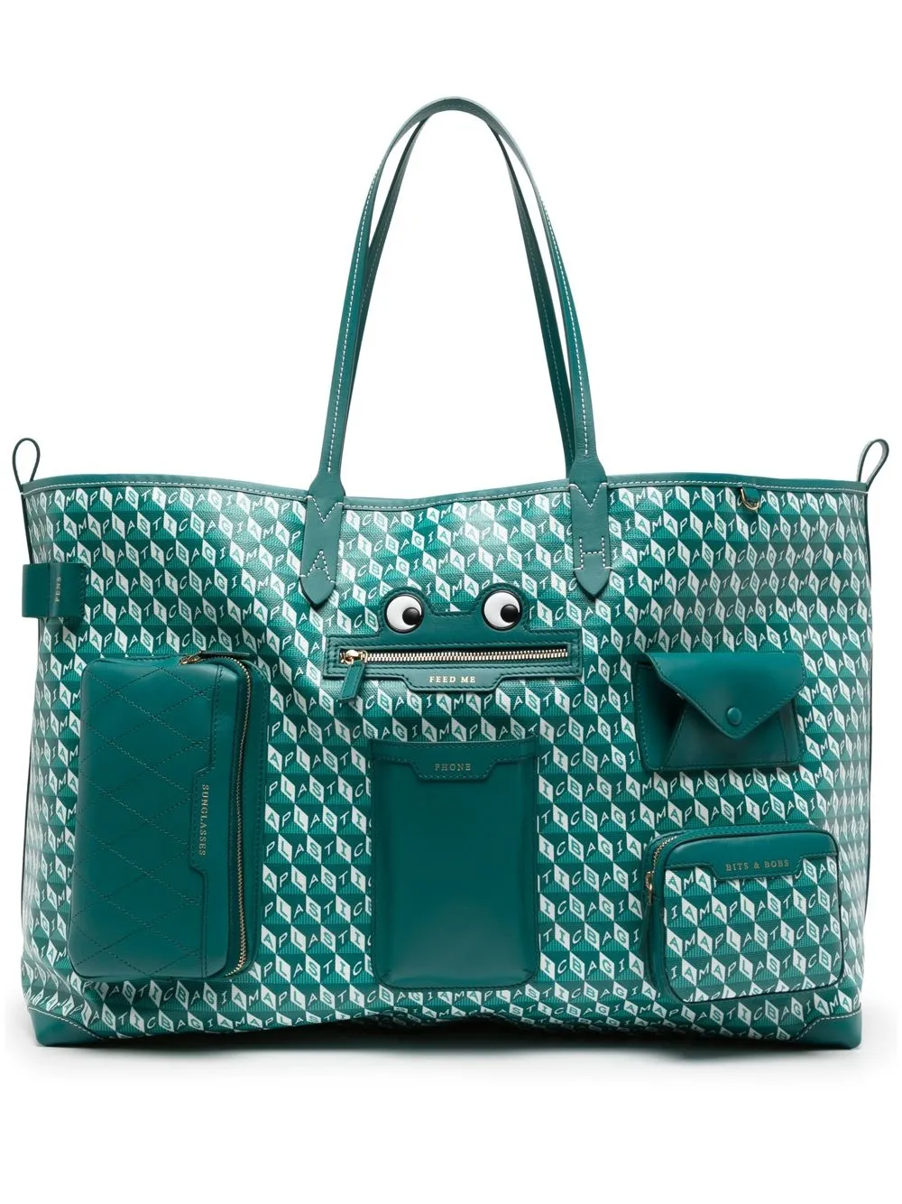 

Anya Hindmarch monogram-print tote bag - Green