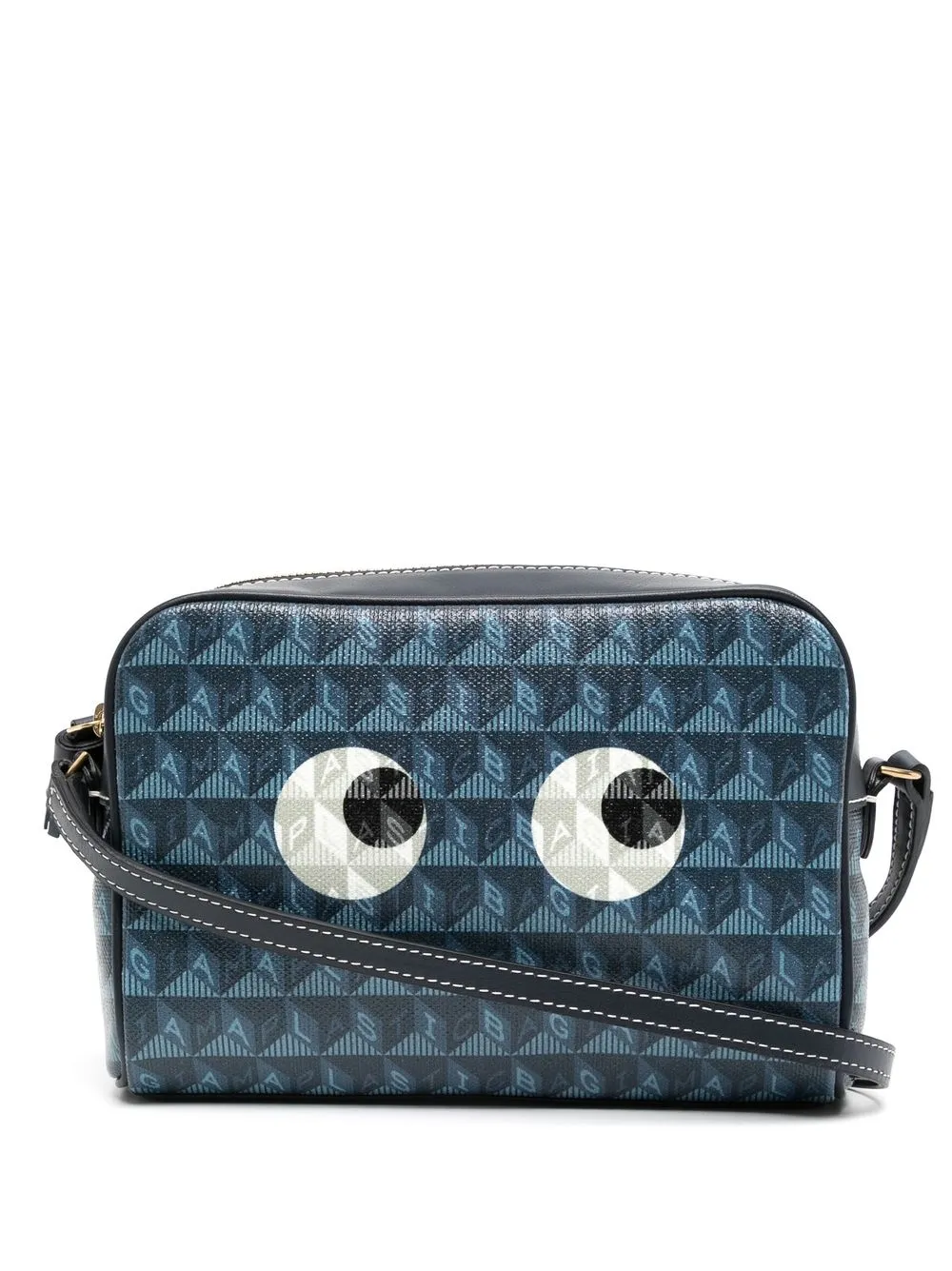 

Anya Hindmarch bolsa crossbody Eyes mini - Azul