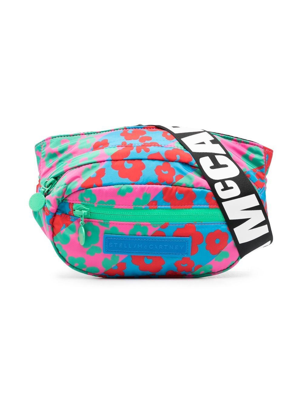 

Stella McCartney Kids bolsa de hombro con estampado floral - Rosado