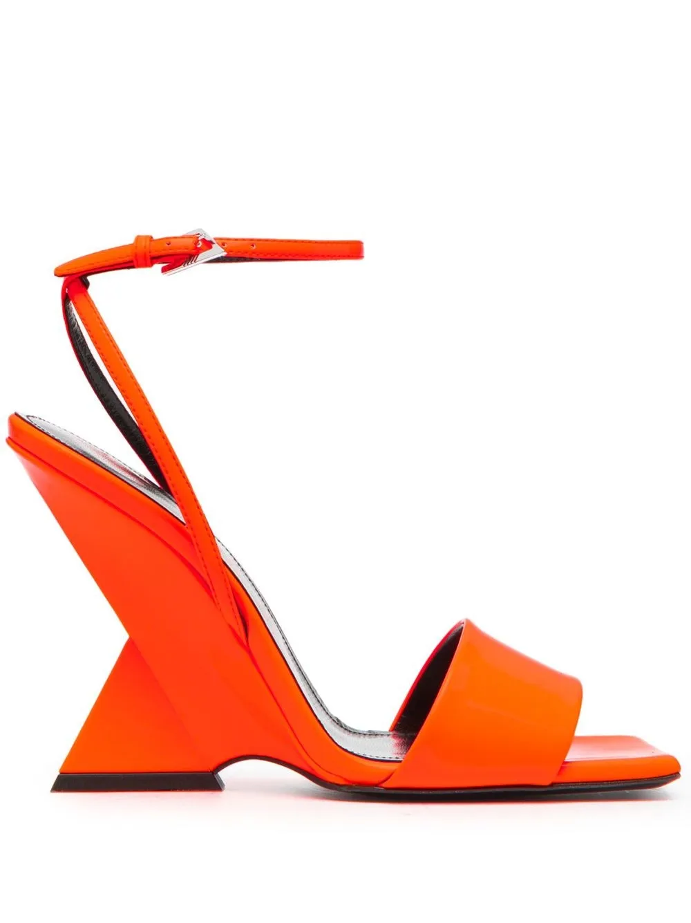 

The Attico sandalias con tacón esculpido de 110mm - Naranja