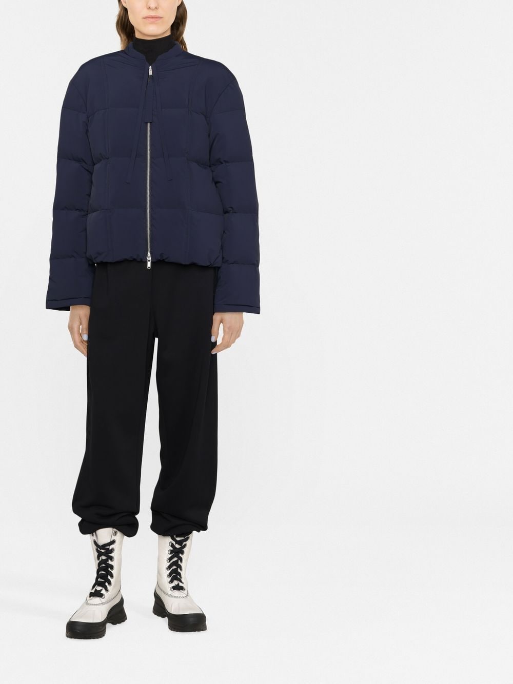 Image 2 of Jil Sander oversized cotton puffer jacket