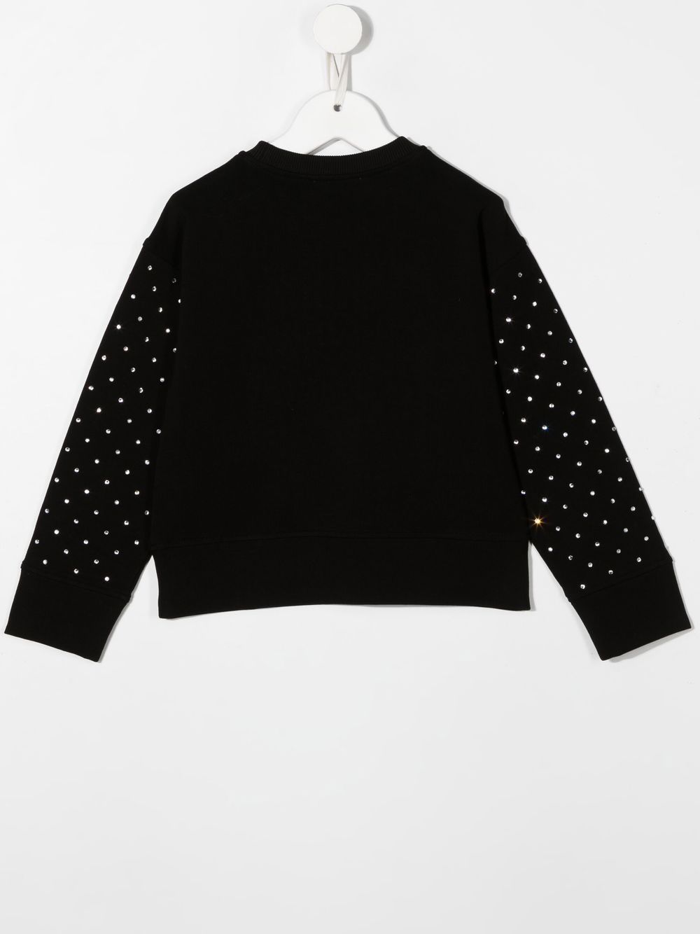 Moschino Kids Katoenen sweater - Zwart