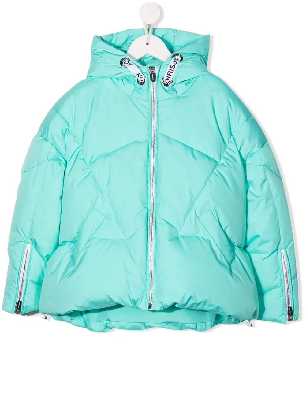 

Khrisjoy Kids padded feather-down jacket - Blue