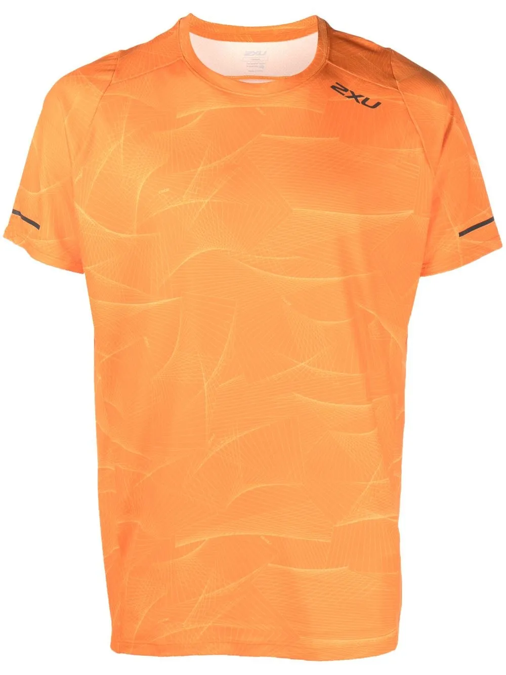 

2XU top deportivo manga corta - Naranja