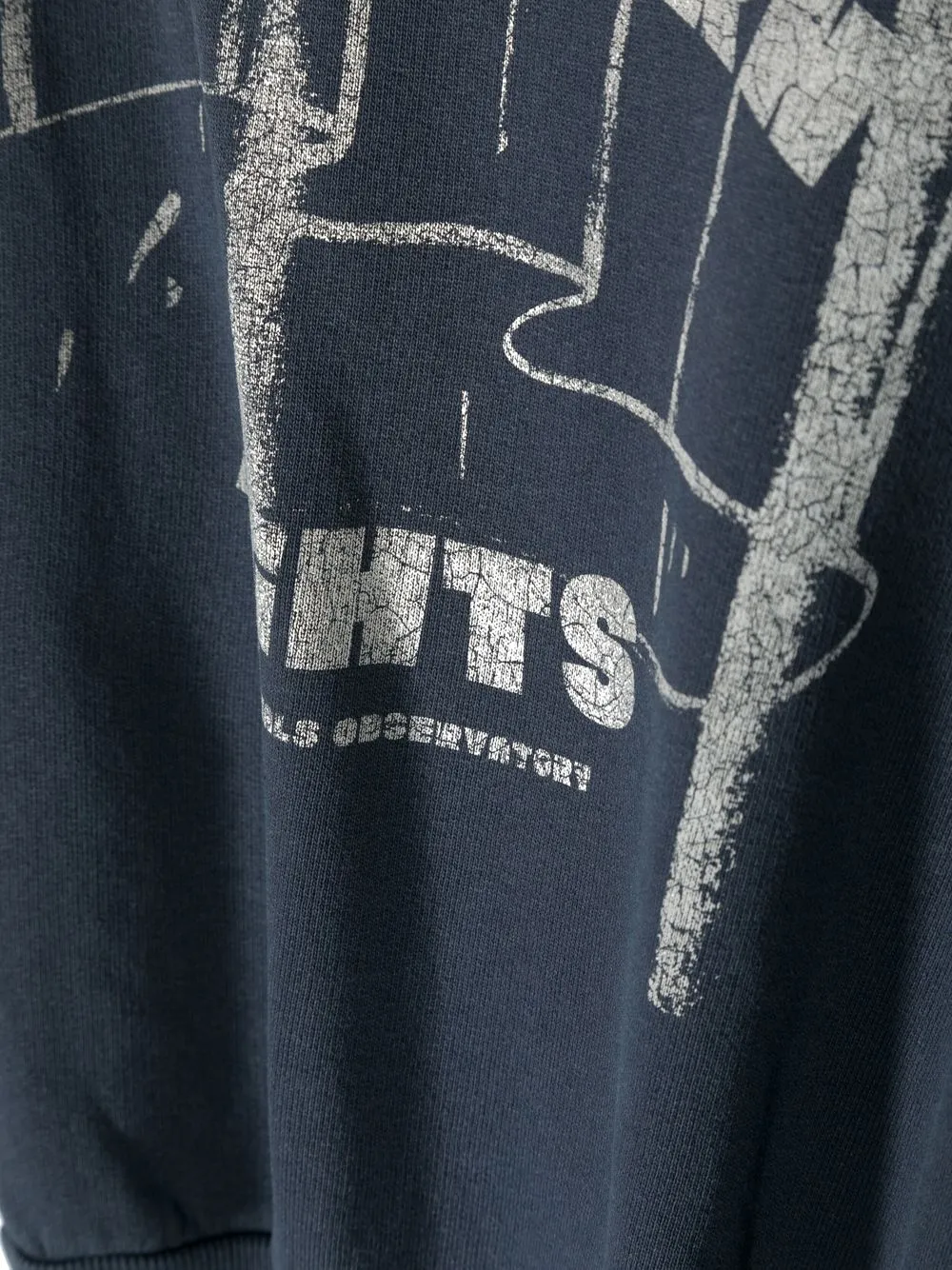 The Animals Observatory Graphic Logo-print Sweatshirt In Blau