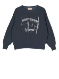 The Animals Observatory graphic logo-print sweatshirt - Blue