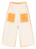 The Animals Observatory two-tone corduroy trousers - Orange
