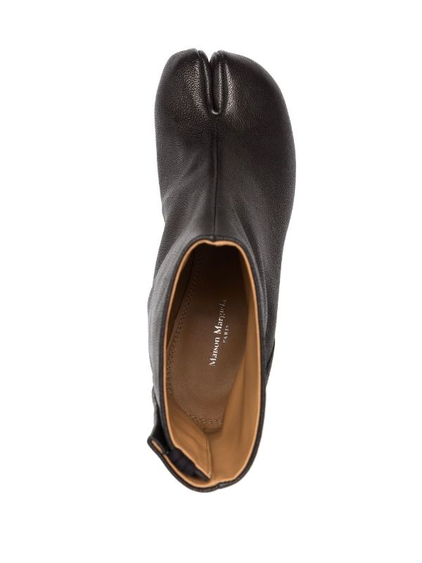 Maison Margiela Tabi 60mm Leather Ankle Boots - Farfetch