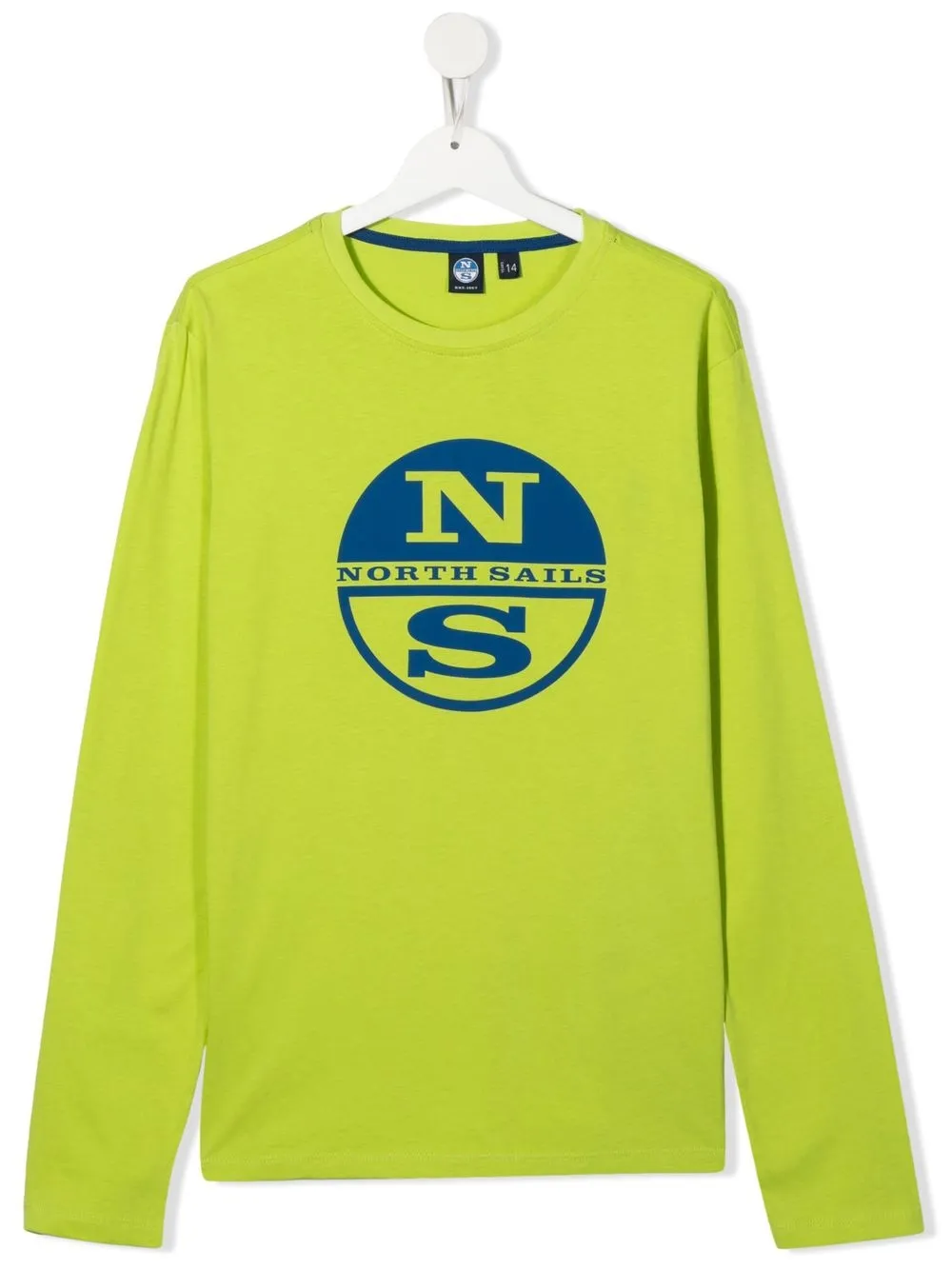 

North Sails Kids playera manga larga con logo estampado - Verde