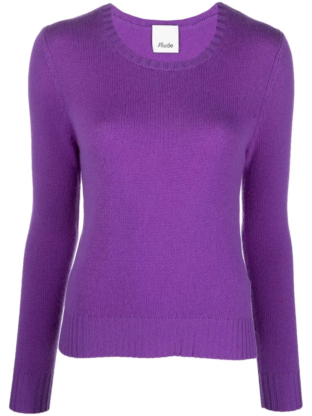 

Allude suéter de cachemira con cuello redondo - Morado