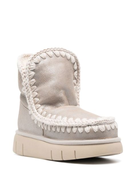 logo-patch chunky boots