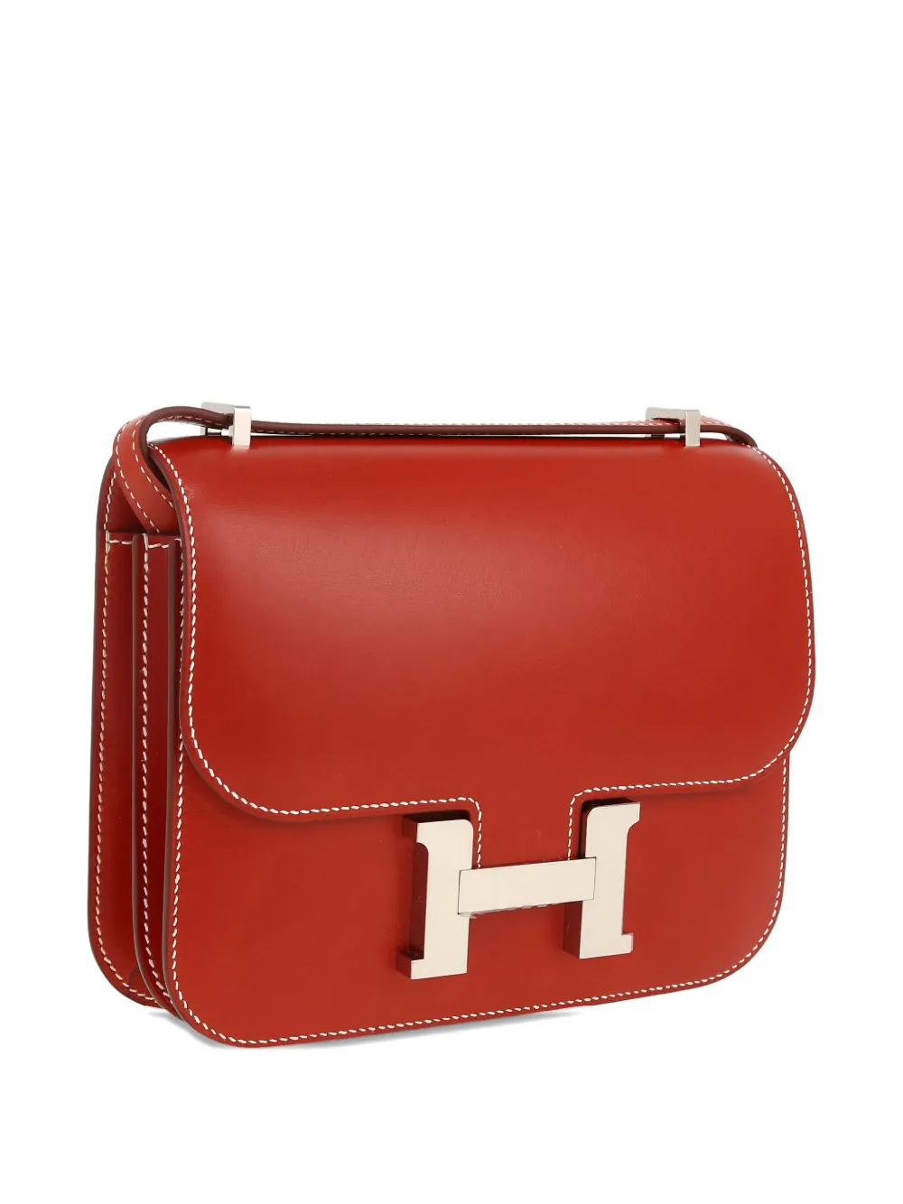  Hermès Pre Owned 2022 Mini Constance Shoulder Bag   Rot 