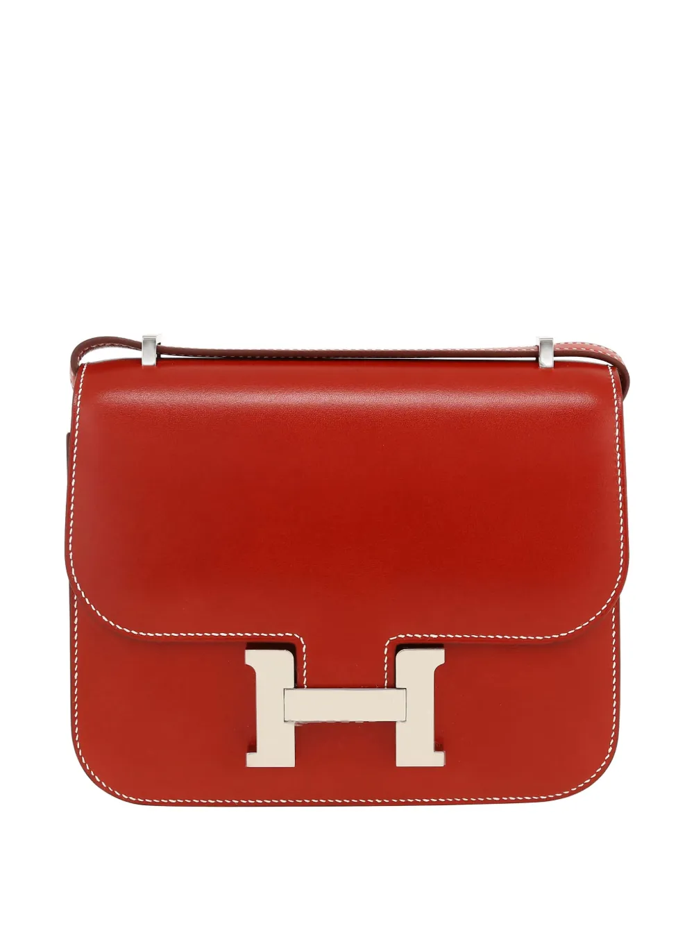Hermès Pre-Owned 2022 mini Constance shoulder bag | Red | Image 1