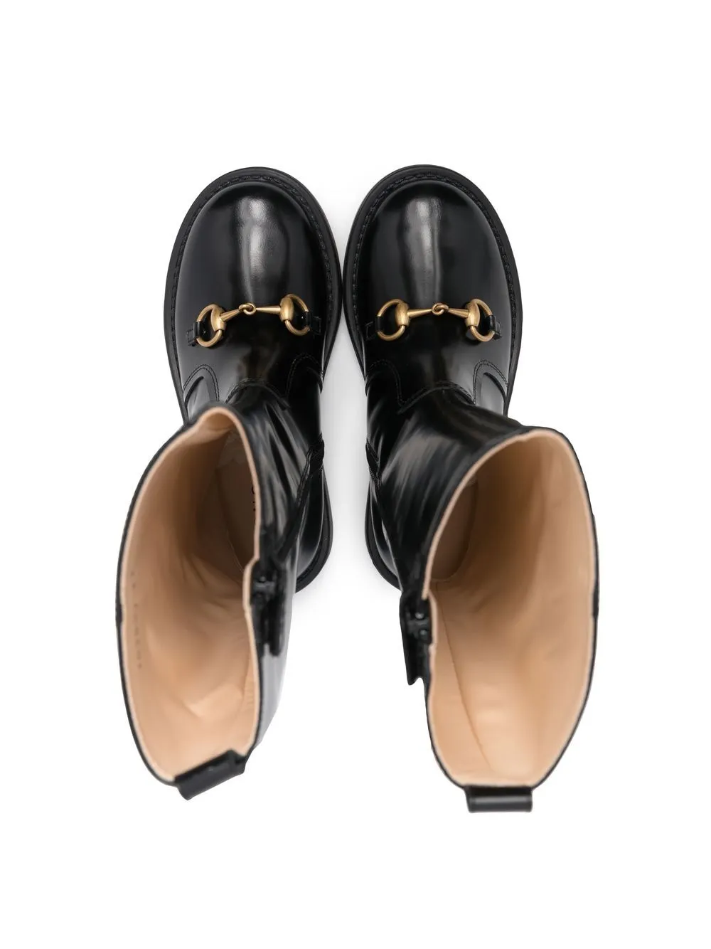 Gucci Kids ホースビット ロングブーツ | ブラック | FARFETCH JP 