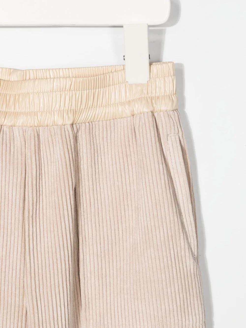 Ribbed Slip-On Trousers