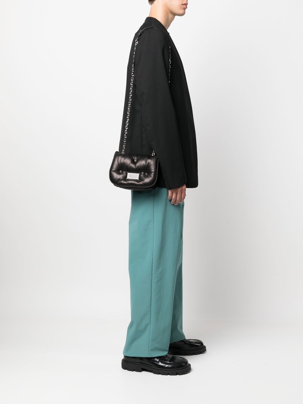 Maison Margiela Glam Slam Leather Shoulder Bag - Farfetch