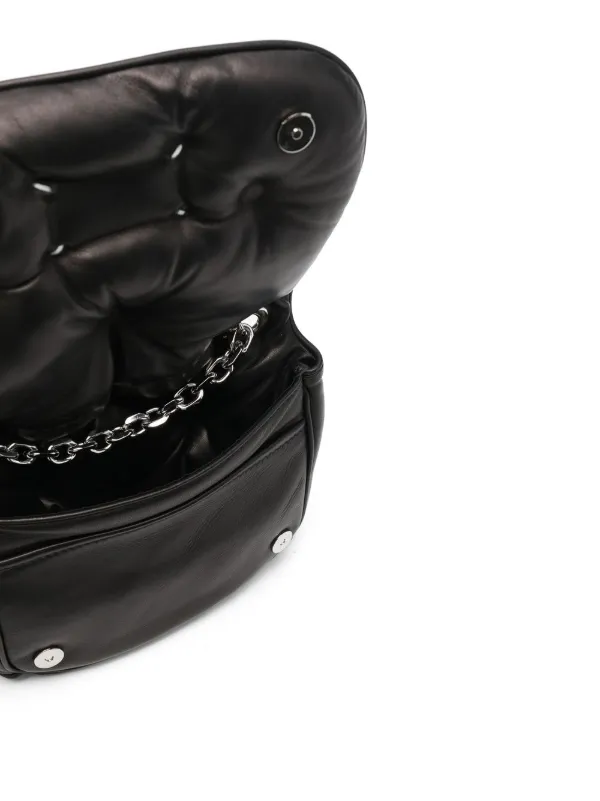 Maison Margiela Small Glam Slam Flap Shoulder Bag | Black