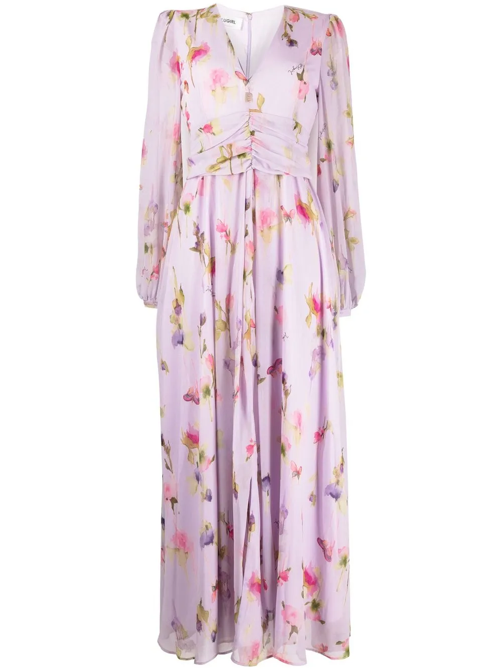 

Blugirl floral-print maxi dress - Purple