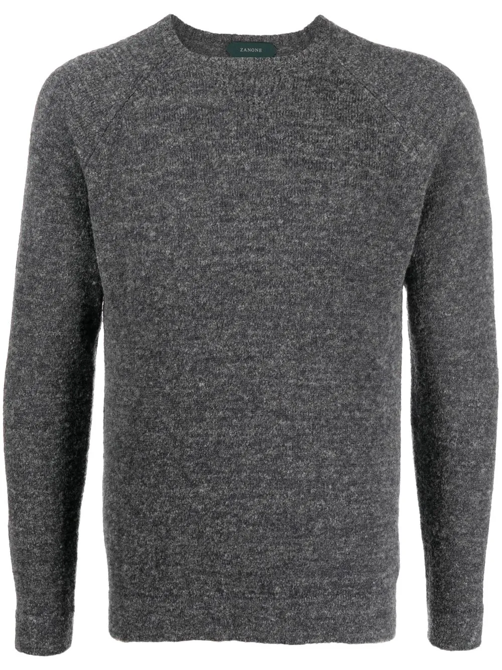 

Zanone round-neck knit jumper - Grey