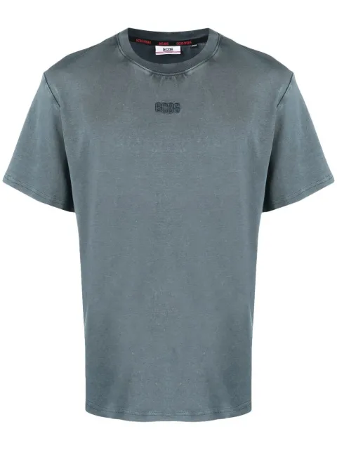 GCDS Overdyed logo regular T-shirt