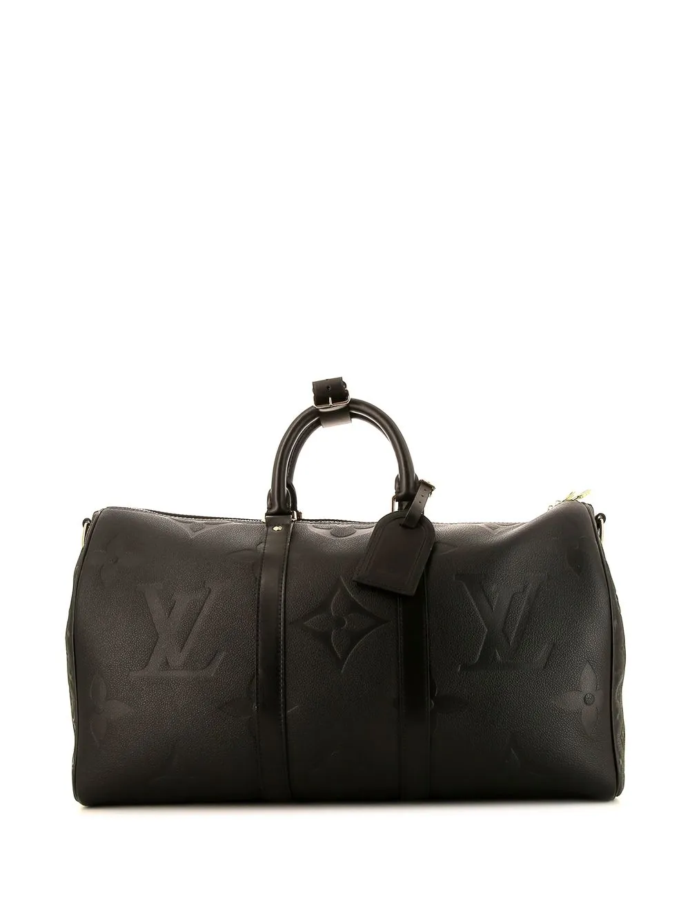 

Louis Vuitton pre-owned debossed monogram Keepall 45 travel bag - Black