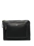 TOM FORD grained-leather laptop case - Black