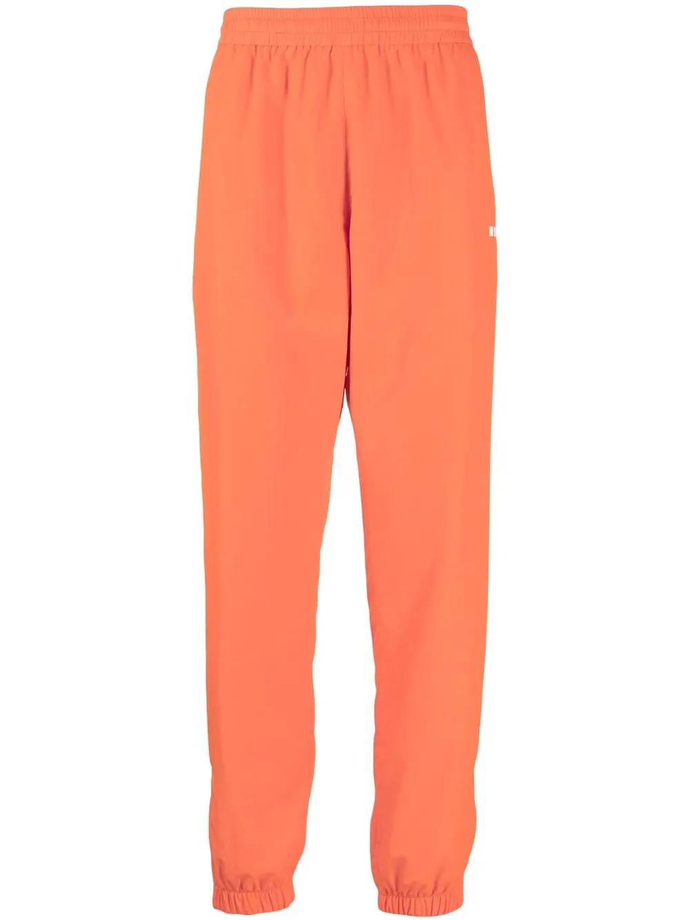 

MSGM pants con logo estampado - Naranja