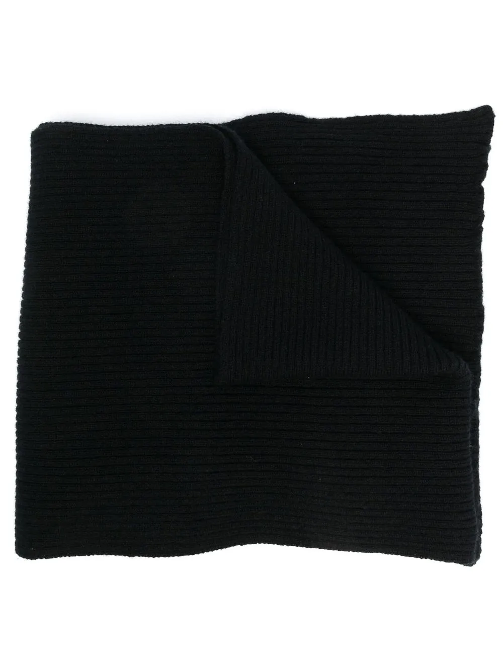 

Cenere GB ribbed cashmere scarf - Black