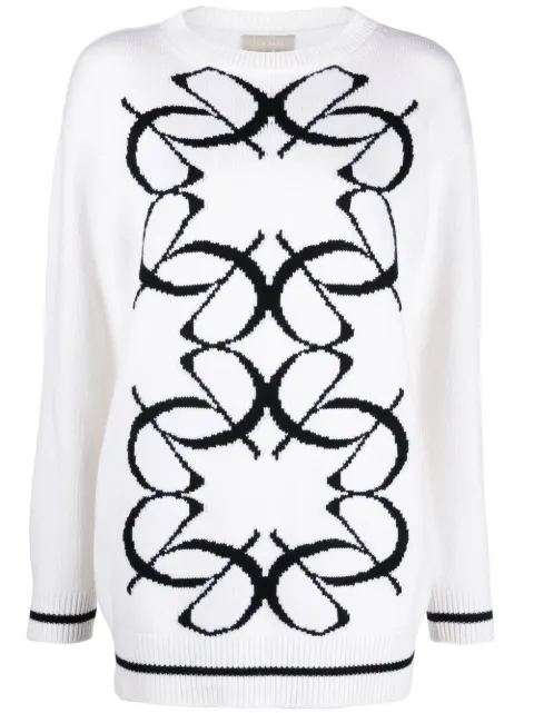 Elie Saab intarsia-knit jumper