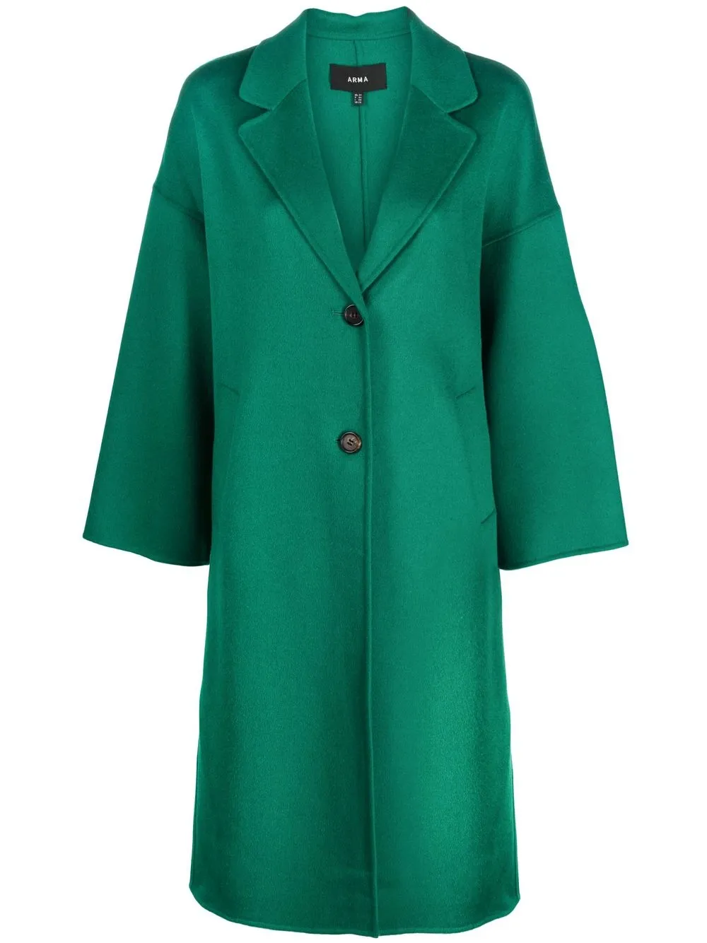 

Arma single-breasted wool coat - Green
