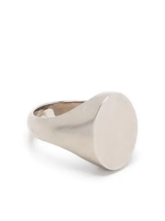 Maison Margiela Chevalier Signet Ring | Silver | FARFETCH GE