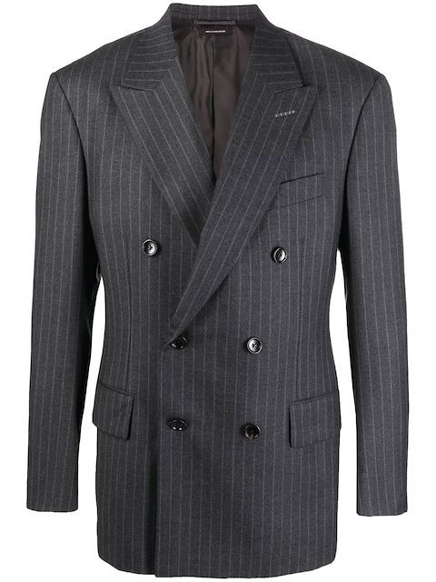 TOM FORD double-breasted pinstripe blazer
