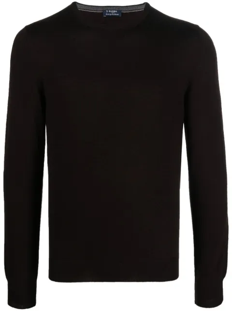 Barba crew-neck knit jumper 