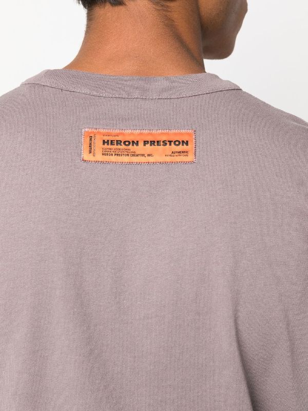 Heron Preston Heron-print Cotton T-shirt - Farfetch